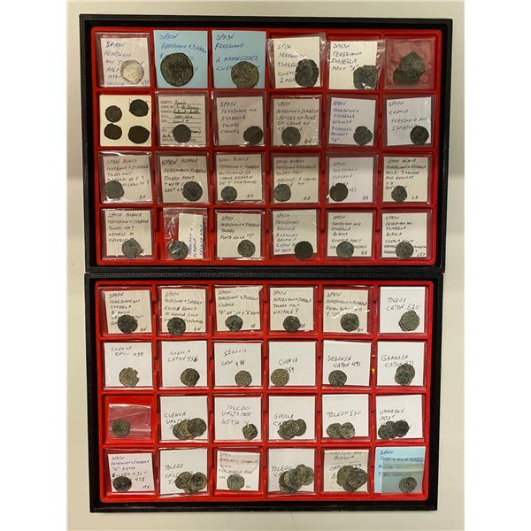 SPAIN: LOT of 113 coins