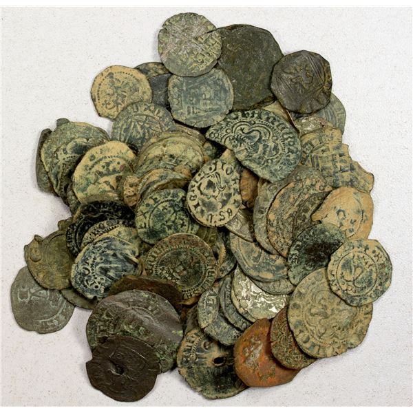 SPAIN: LOT of 100 coins