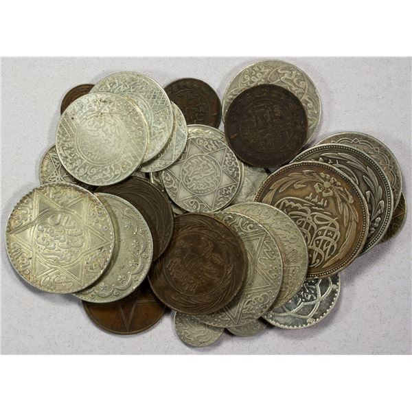 AFRICA: North Africa, LOT of 33 coins