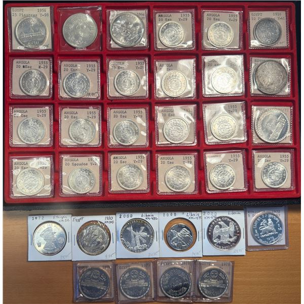 AFRICA: LOT of 34 coins