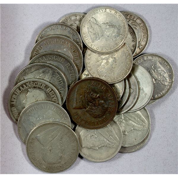 AFRICA: LOT of 23 coins