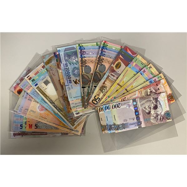 AFRICA: LOT of 87 notes