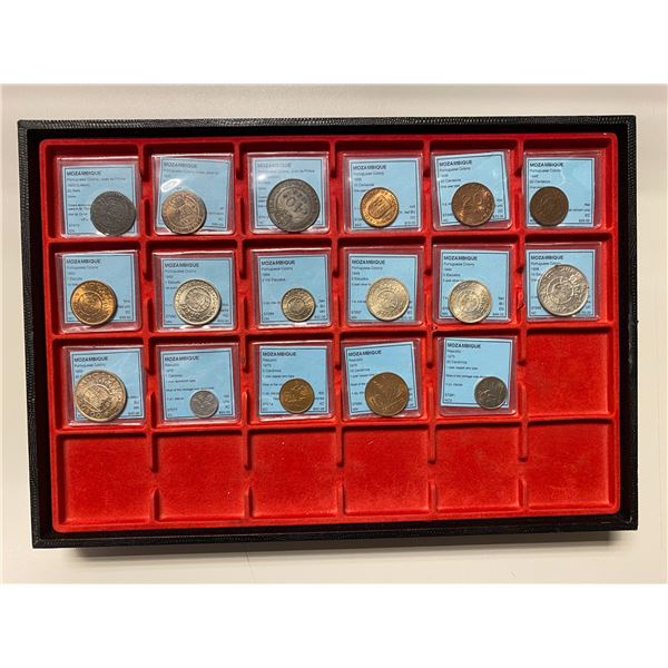 MOZAMBIQUE: LOT of 17 coins