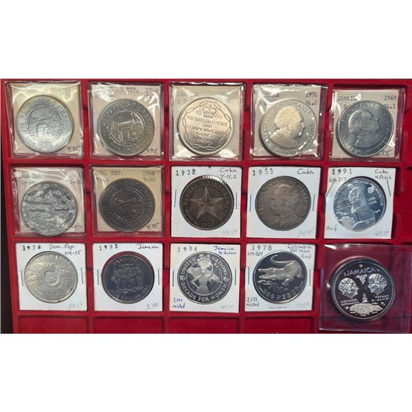 AMERICAS: LOT of 14 coins