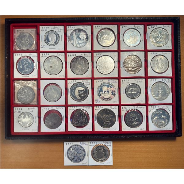 AMERICAS: LOT of 26 coins