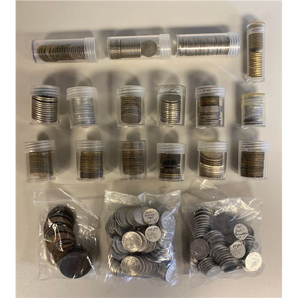 BRAZIL: LOT of 498 coins