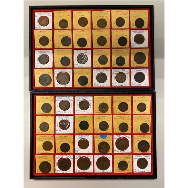 CANADA: LOT of 69 tokens