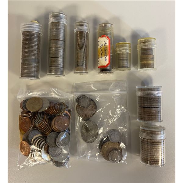 COLOMBIA: LOT of 422 coins