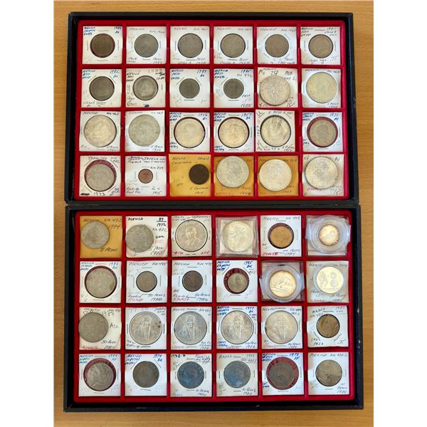 MEXICO: LOT of 94 coins