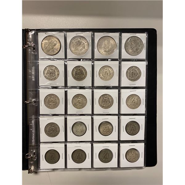 MEXICO: LOT of 59 coins