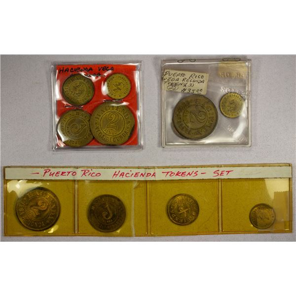 PUERTO RICO: LOT of 12 tokens
