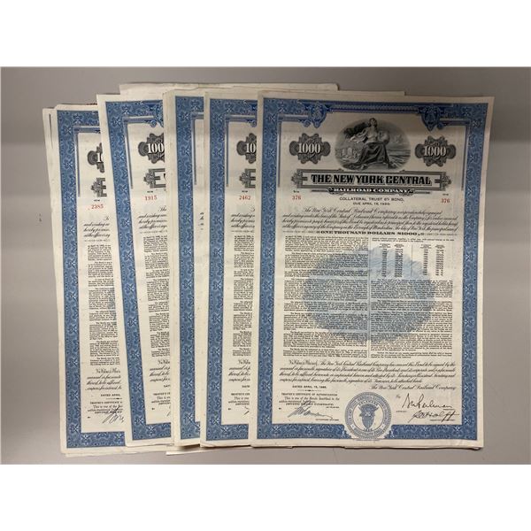 UNITED STATES: LOT of 16 bonds