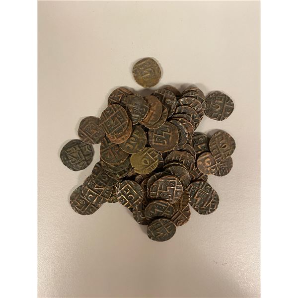 BHUTAN: LOT of 60 AE debs