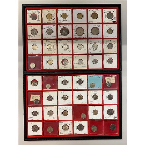 IRAN: LOT of 62 coins