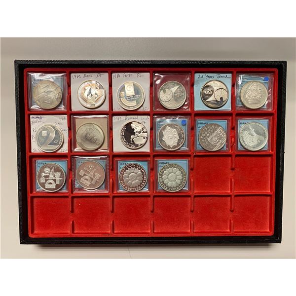 ISRAEL: Republic, LOT of 16 coins
