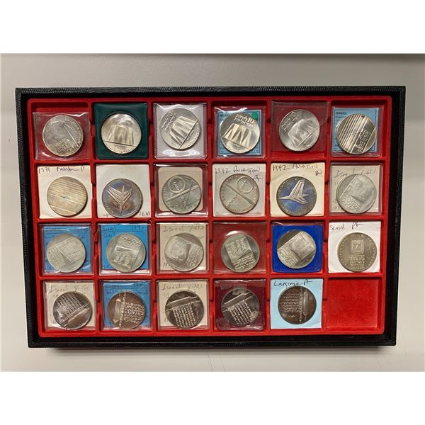 ISRAEL: Republic, LOT of 23 coins