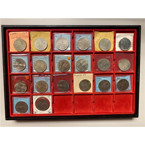 ISRAEL: Republic, LOT of 20 coins