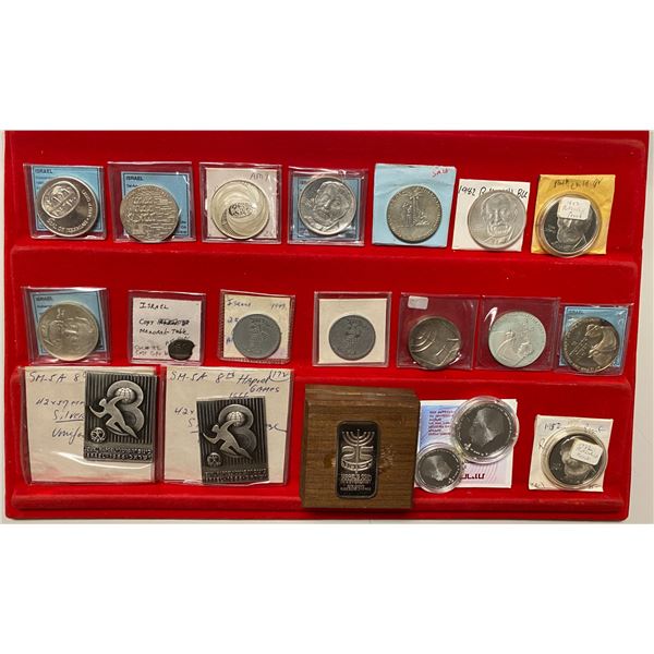 ISRAEL: LOT of 20 coins and medals
