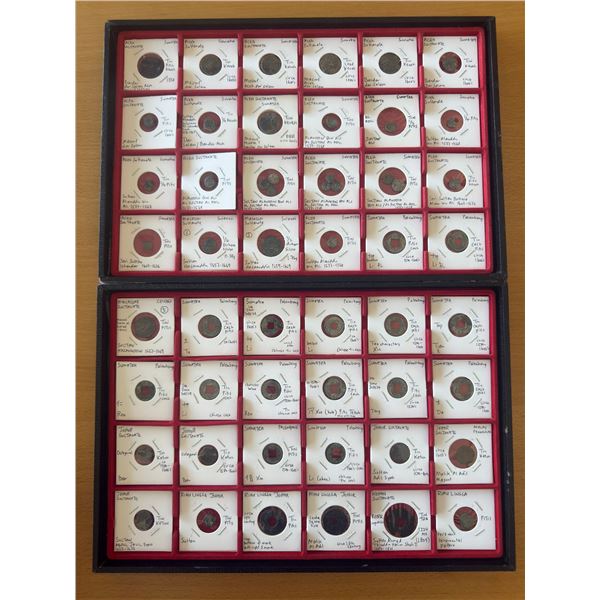 MALAYSIA: Malay States, LOT of 87 coins