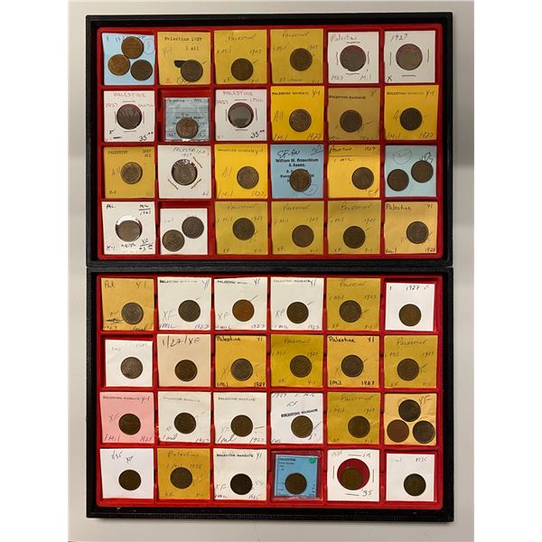 PALESTINE: LOT of 101 coins