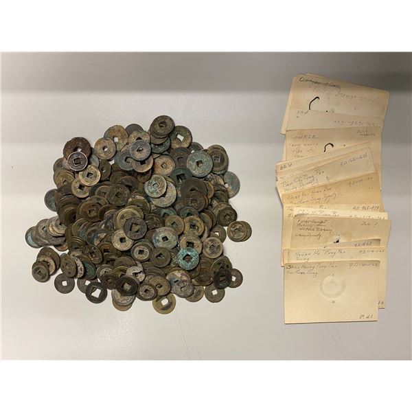 CHINA: LOT of 370 coins