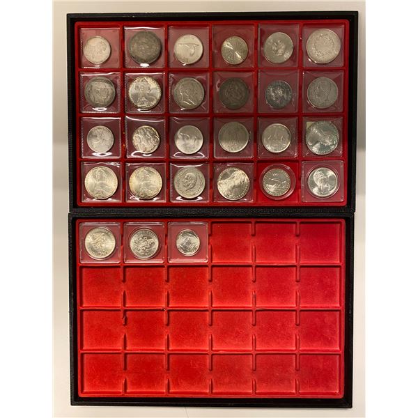 WORLDWIDE: LOT of 27 coins