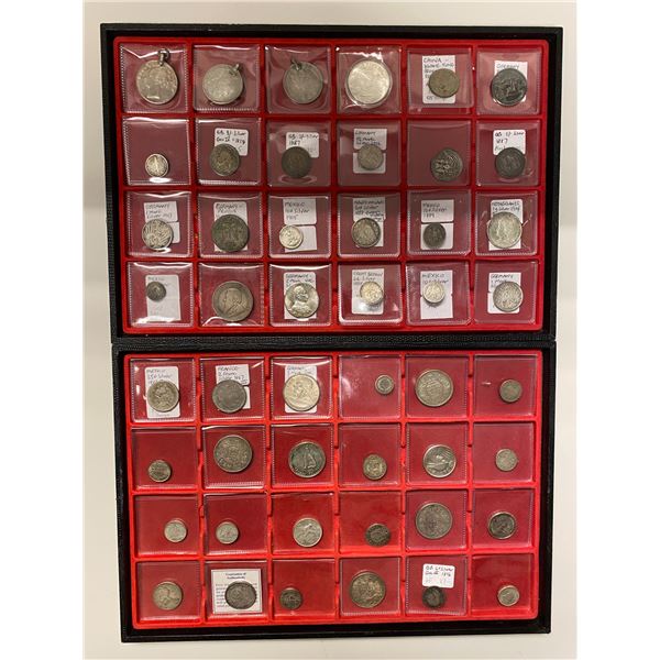 WORLDWIDE: LOT of 98 coins
