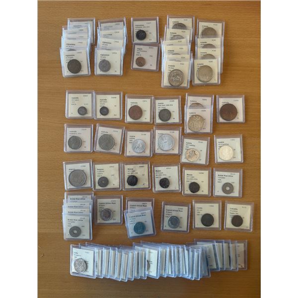 WORLDWIDE: LOT of 263 coins