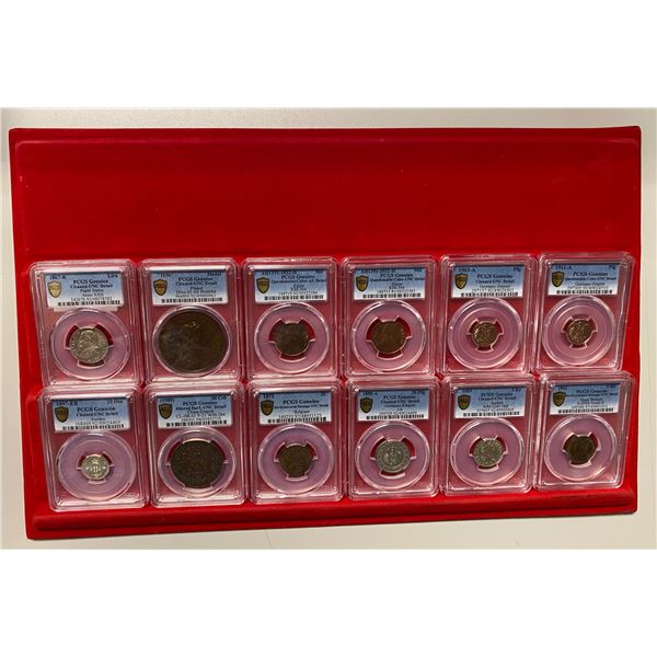 WORLDWIDE: LOT of 11 coins
