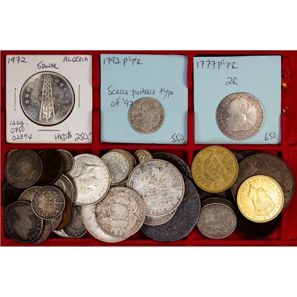 WORLDWIDE: LOT of 63 coins