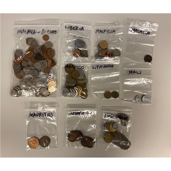 WORLDWIDE: LOT of 464 coins
