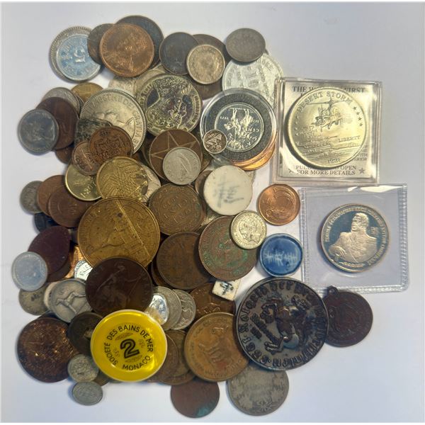 WORLDWIDE: LOT of 125 items