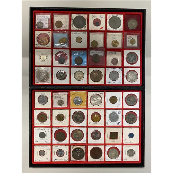 WORLDWIDE: LOT of 64 coins