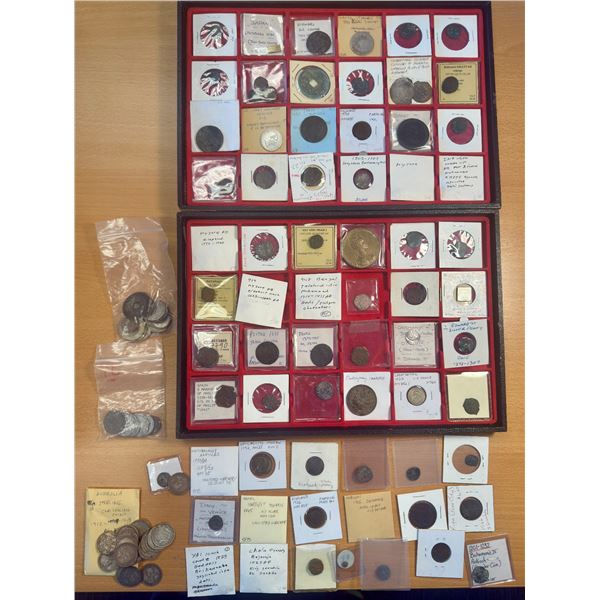 WORLDWIDE: LOT of 116 coins