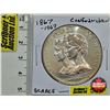Image 1 : Commemorative Medal : 1967 : Two Queens  (Comp: Silver Plated Copper : 38.33mm)