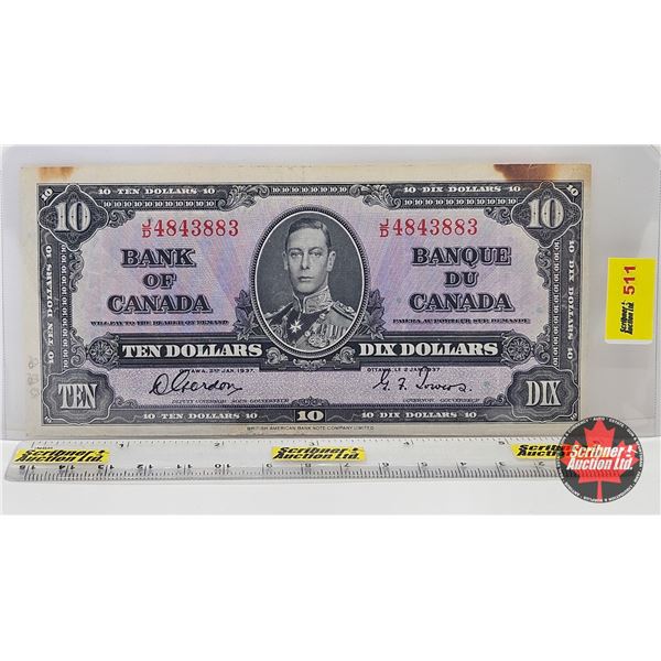 Bank of Canada $10 Bill : Gordon/Towers #JD4843883