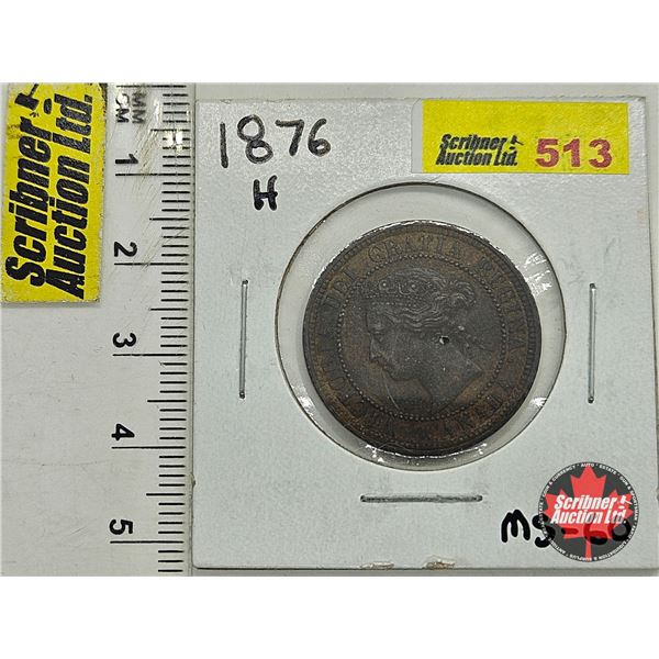 Canada Large Cent 1876H