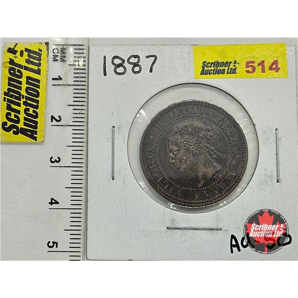 Canada Large Cent 1876H