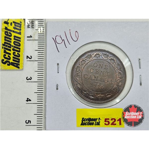 Canada Large Cent 1916