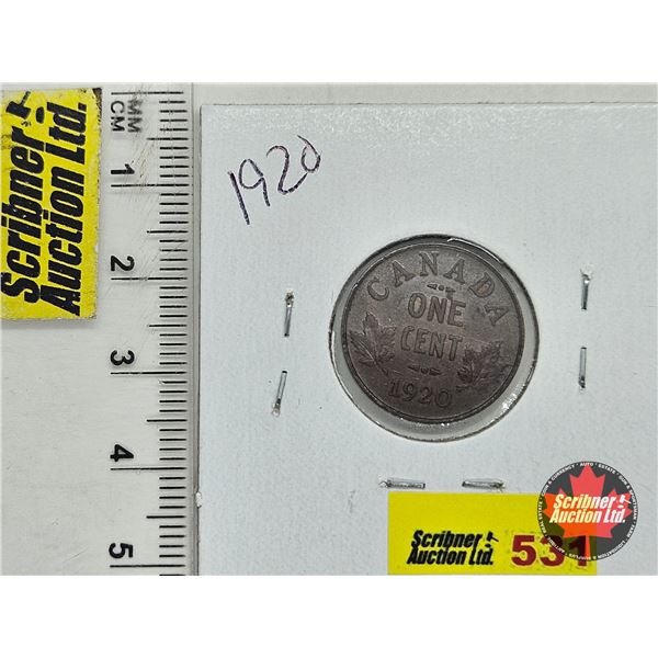 Canada One Cent 1920