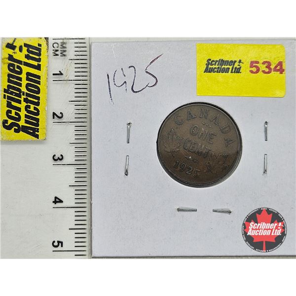 Canada One Cent 1925