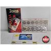 Image 1 : RCM Canada Collector Combo : Twenty Five Cent (3 pks / 14 Coins Total) - (1 Coin) : Millennium 2000 