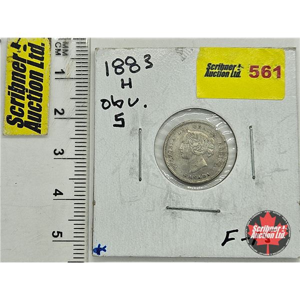 Canada Five Cent 1883H