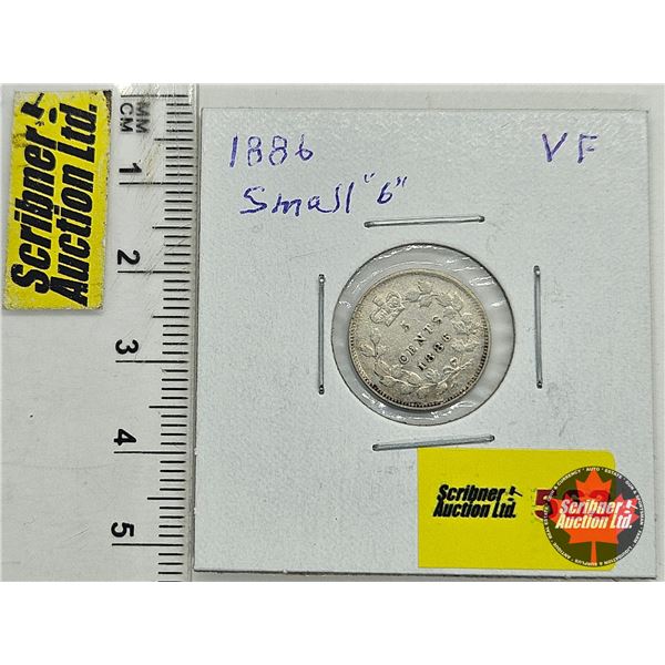 Canada Five Cent 1886 Sm6