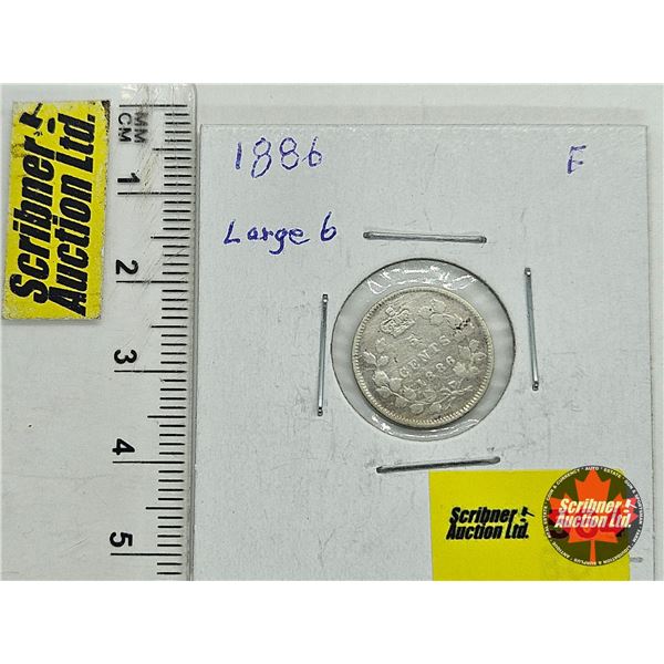 Canada Five Cent 1886 Lg6