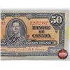 Image 3 : Bank of Canada $50 Bill 1937 : Gordon/Towers #BH2952392