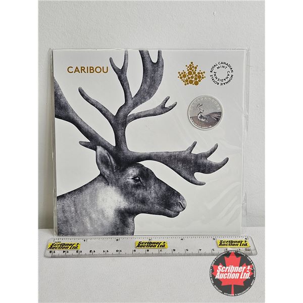 RCM Canada 2018 : $3 Fine Silver Coin : Caribou (99.99%) (Unopened)