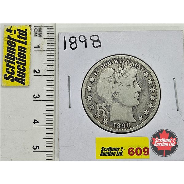 USA Half Dollar 1898
