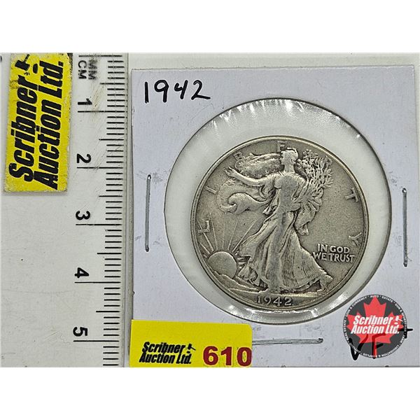 USA Half Dollar 1942
