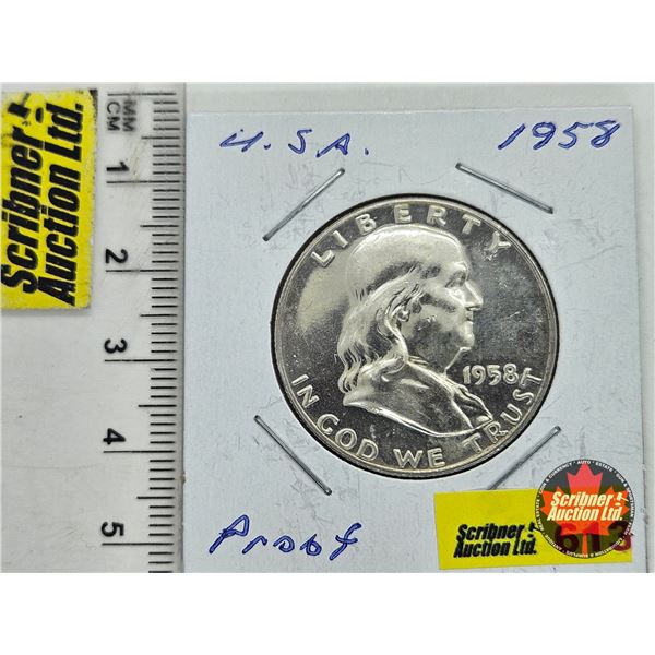USA Half Dollar 1958